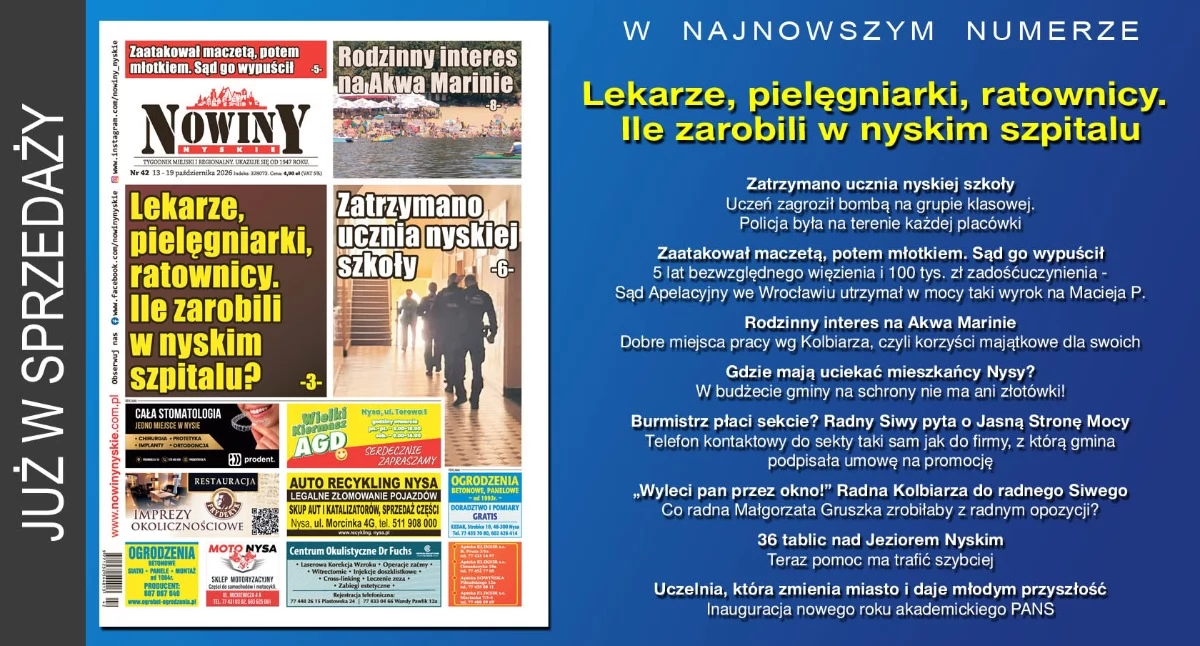 Materiał informacyjny , wydanie Nowin Nyskich - zdjęcie, fotografia