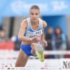 Na płotkach reprezentantka MUKS Gim 2 Nysa - Joanna Giża