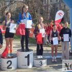 Medalistki na podium