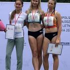 Brązowa medalistka mistrzostw Polski - Zuzanna Hoc (Juvenia Głuchołazy) ma medalowym...