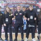 Nyscy wojownicy. Od lewej: Aleksander Szwedo, Dorota Maczuga, trener Przemysław...