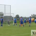 LZS Domaszkowice - Piast Strzelce Opolskie 4:1. Ten strzał głową był minimalnie niecelny