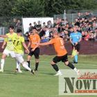 LZS Domaszkowice - Śląsk Łubniany 2:4. Przy piłce Victor Almeida Costa (numer 11)