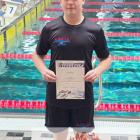 Rafał Stećko (Aqua-Swim Nysa) w swoim debiucie na mistrzostwach województwa wywalczył...