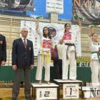 Na najwyższym stopniu medalowego podium - Aleksandra Rajkowska (Niwnicki Klub Karate...