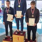 Najlepszy obecnie nyski pływak - Jan Warchoł na najwyższym stopniu medalowego podium