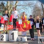 Najlepsze zawodniczki na medalowym podium