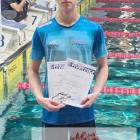 Bartłomiej Juraszek (Aqua-Swim Nysa) w mistrzostwach województwa wywalczył trzy medale...