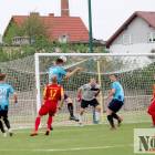 Sparta Paczków - LZS Ścinawa Nyska Korfantów 1:1. Michał Dziedzic strzela głową...