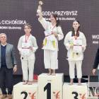 Całe podium dla Ronina Głuchołazy. Od lewej: Wiktoria Cichońska, Jagoda Przybysz i...
