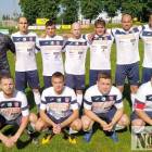 LZS Kępnica. Stoją od lewej: Jędrzej Stankowski, Patryk Stasiak, Jan Bil, Patryk...