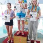 Najlepsze zawodniczki w stylu klasyczym na medalowym podium. Od lewej: Maja Blacharska,...