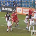 Polska - Turcja 8:0. Powietrzny pojedynek w polu karnym Turczynek
