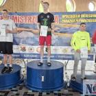 Na medalowym podium Jan Warchoł (pierwszy z lewej)