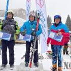 Trener i zarazem świetny zawodnik - Marcin Dykta (pierwszy z prawej) na medalowym podium