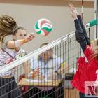 NTSK AZS PWSZ Komunalnik Nysa - AZS AWF Hummel Wrocław 3:1. Joanna Moczko-Knapiak...