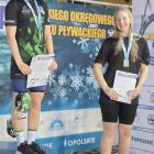 Kinga Butz (Aqua-Swim Nysa) na drugim stopniu medalowego podium