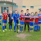 Drużyna żaków Polonii Nysa. Od lewej: Mateusz Bandurowski, Tymoteusz Kucik, Franciszek...