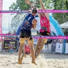 Tak efektownych ataków na nyskiej plaży nie brakowało