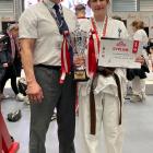 Wicemistrzyni Polski - Aleksandra Rajkowska z trenerem Piotrem Rajkowskim