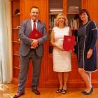 Pani Rektor spotkała się również z Uczelnianym Koordynatorem Programu Erasmus+  mgr...