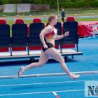 Julia Bławicka (Juvenia Głuchołazy) na dystansie 400 metrów przez płotki