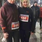 Monika Fornalczyk i Monika Kosmal gotowe na 5-kilometrową trasę