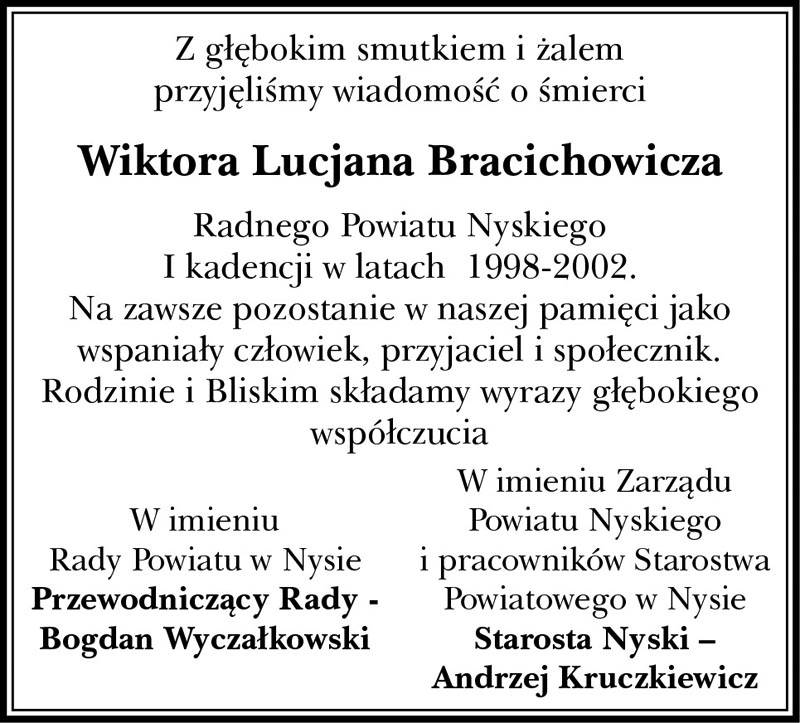 Wiktor Lucjan  Bracichowicz