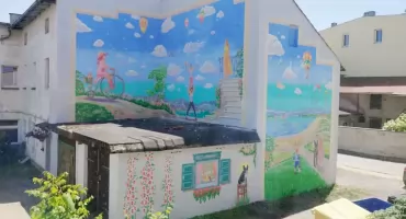 Nowy mural w Korfantowie 