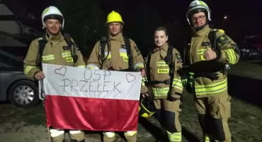 Strażacy z OSP Przełęk zdobyli Babią Górę z misją ratowania życia