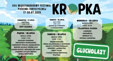 Festiwal KROPKA 2025 w Głuchołazach [PLAKAT, PROGRAM]