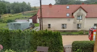 Intensywne opady w powiecie nyskim
