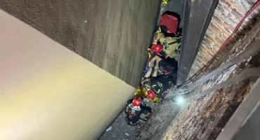 Mężczyzna spadł z trzeciego piętra 