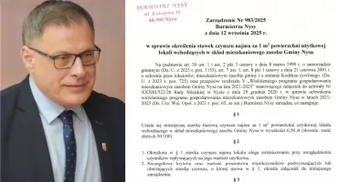 Burmistrz podnosi opłaty za mieszkania 