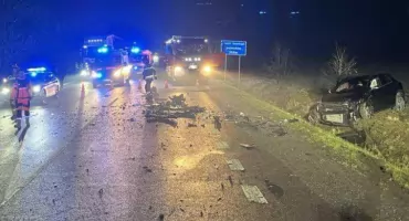 Dwa wypadki w pół godziny