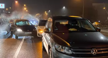 Kolizja czterech aut