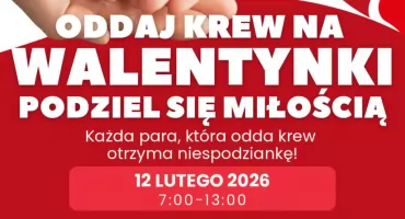 Walentynkowa Zbiórka Krwi w Nysie