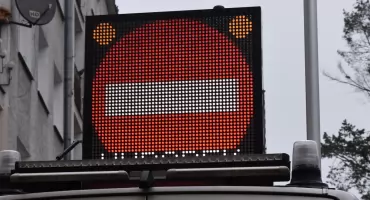 Zablokowana droga krajowa z Otmuchowa do Paczkowa 