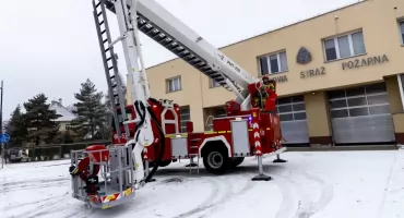 Nowy podnośnik w straży pożarnej w Głuchołazach