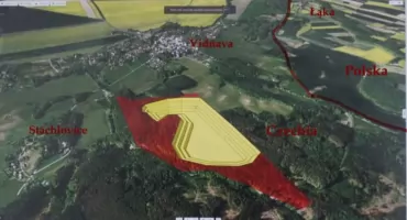 Czesi ZA kopalnią kaolinu 