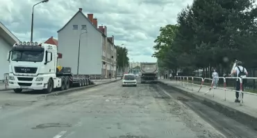 Ulica Prusa w remoncie