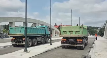 Nowy most w Głuchołazach przechodzi próby obciążeniowe