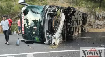 Wypadek autobusu z Polakami w Turcji. Podróżowali nim Nysanie 