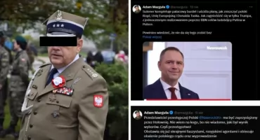 Oskarżony Adam M. Nyski pułkownik stanie przed sądem 