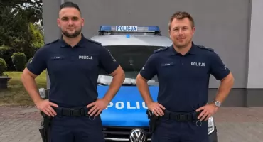 Wynieśli mężczyznę z pożaru
