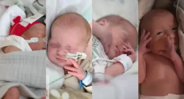 Czworaczki z Powiatu Nyskiego! Poczwórna radość w Mańkowicach 