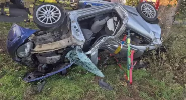 Tragiczny wypadek na drodze do Korfantowa 